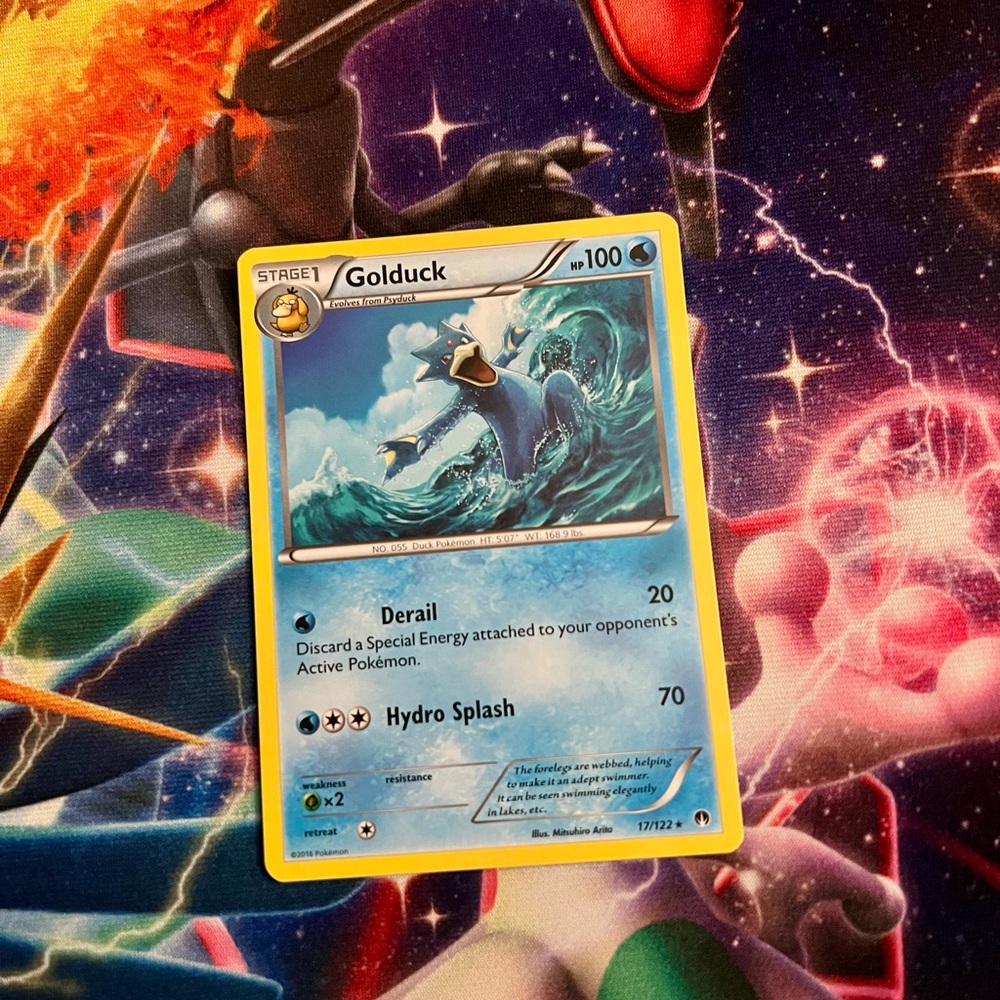 Pokemon Golduck XY Breakpoint  17/122 Card 2016